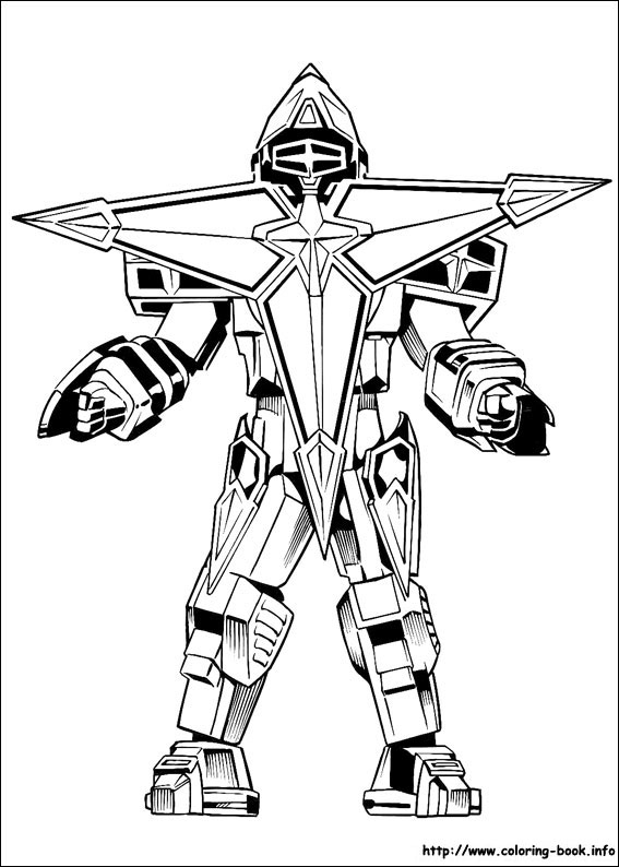 Power Rangers coloring picture